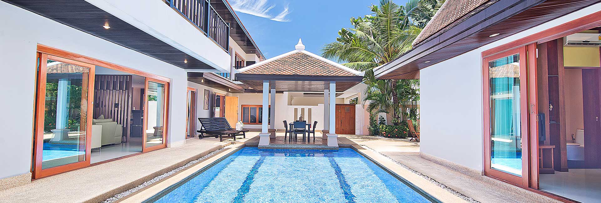 Tropicana Pool Villa : Luxurious tropical houses and villas with pool for  rent in Jomtien Pattaya Thailand